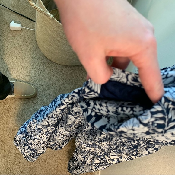 J. Crew Blue and White Sleeveless Maxi Sundress - Picture 5 of 5